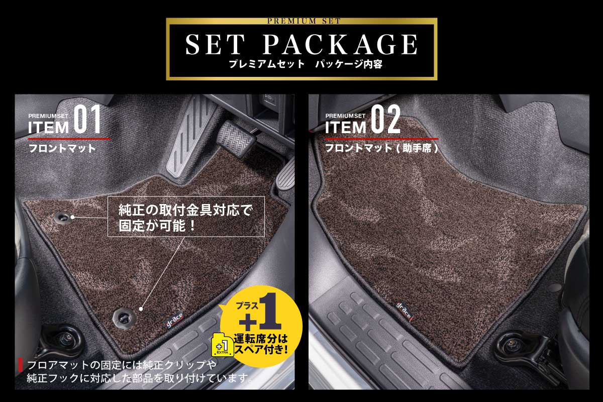 フロアマットプレミアムセットランドクルーザーFJセット内容