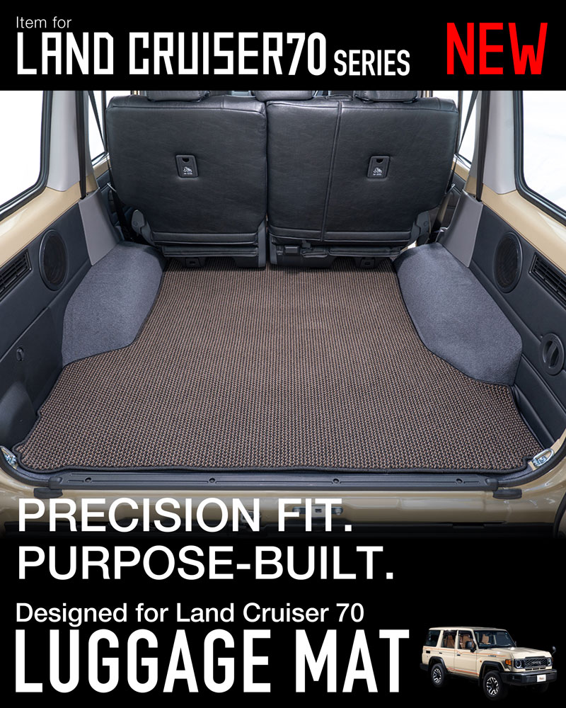 custom luggage mat for land cruiser70