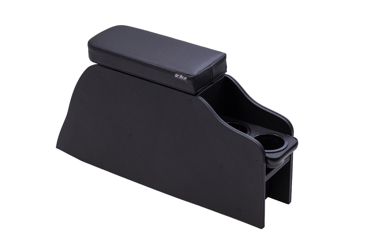 【ジムニーノマド専用】センターコンソール Ver.3 Original Black Leather＜ドリンクホルダー付き＞ 　装着イメージ