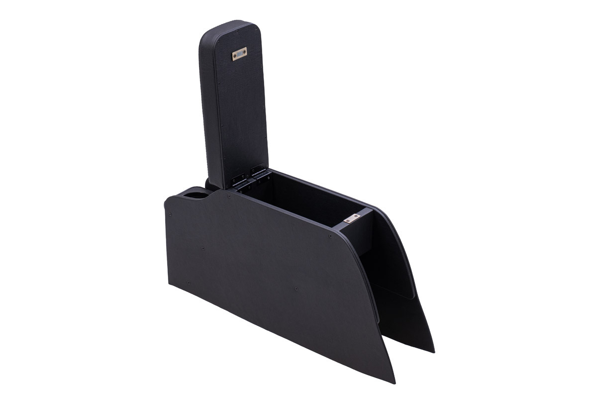【ジムニーノマド専用】センターコンソール Ver.3 Original Black Leather＜ドリンクホルダー付き＞ 　装着イメージ