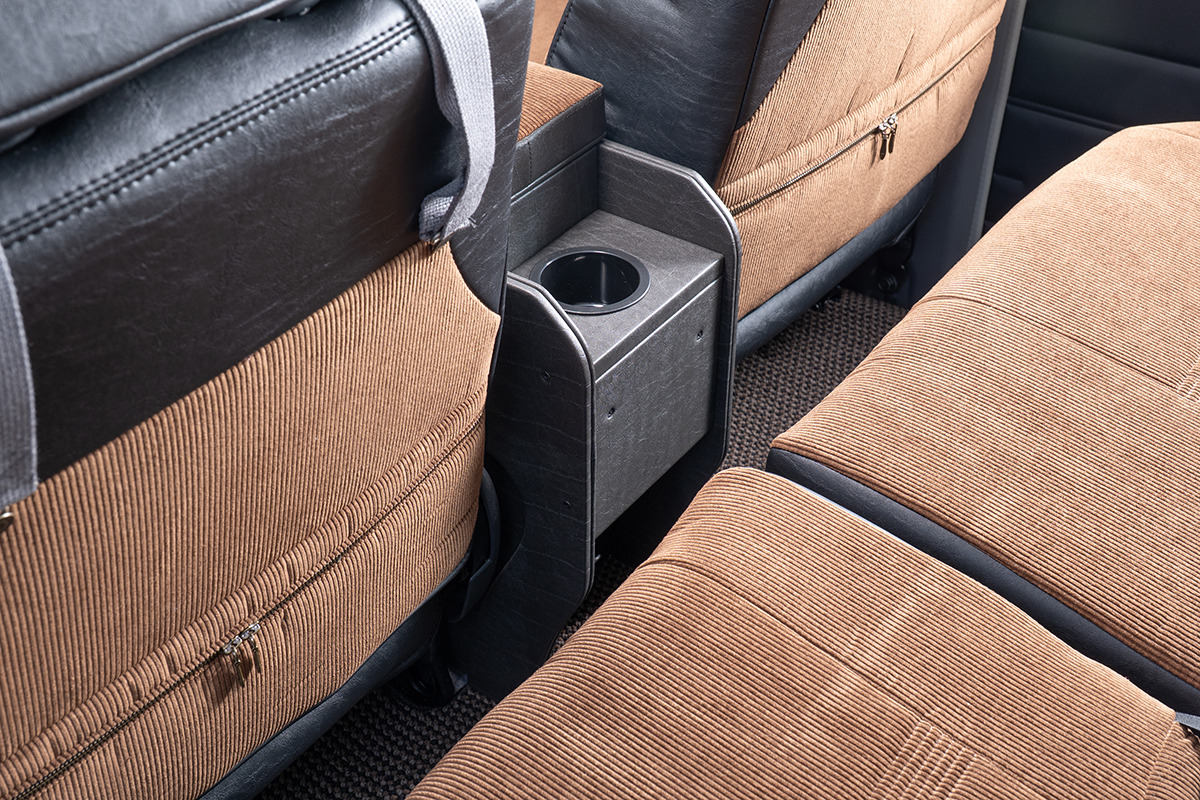 ランドクルーザー"70" 再再販モデル専用センターコンソール ver.2 ＜ドリンクホルダー付き＞アンティークコーデュロイ