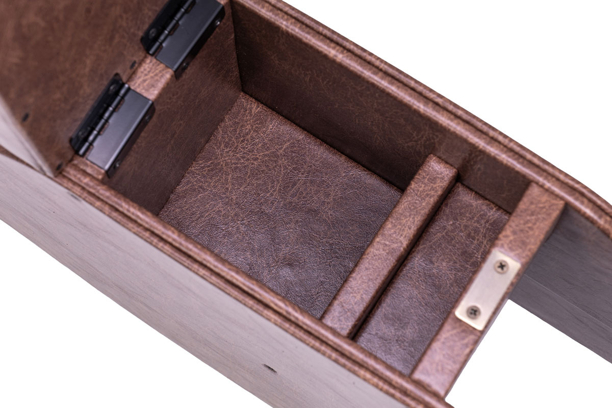 【ジムニーJB64/JB74/ノマド専用】センターコンソール Ver.2 クラシックグロッシー＜ドリンクホルダー付き＞　ブラウン単体イメージ