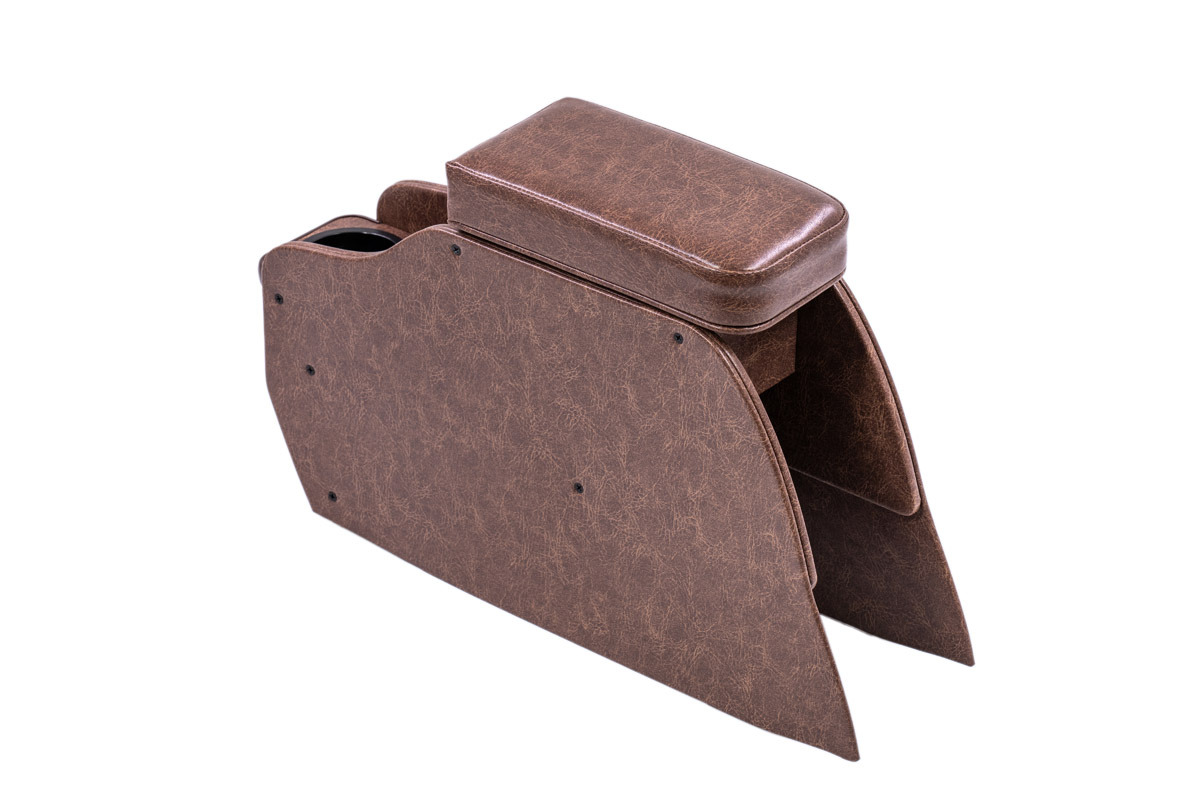 【ジムニーJB64/JB74/ノマド専用】センターコンソール Ver.2 クラシックグロッシー＜ドリンクホルダー付き＞　ブラウン単体イメージ