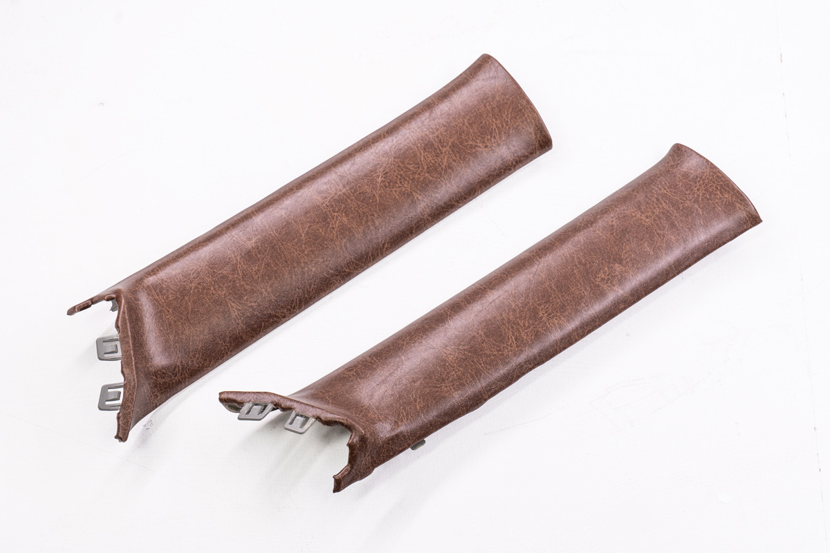 Aピラーパネル　張り替え済み交換タイプ　左右セット　 クラシックグロッシー　ブラウン