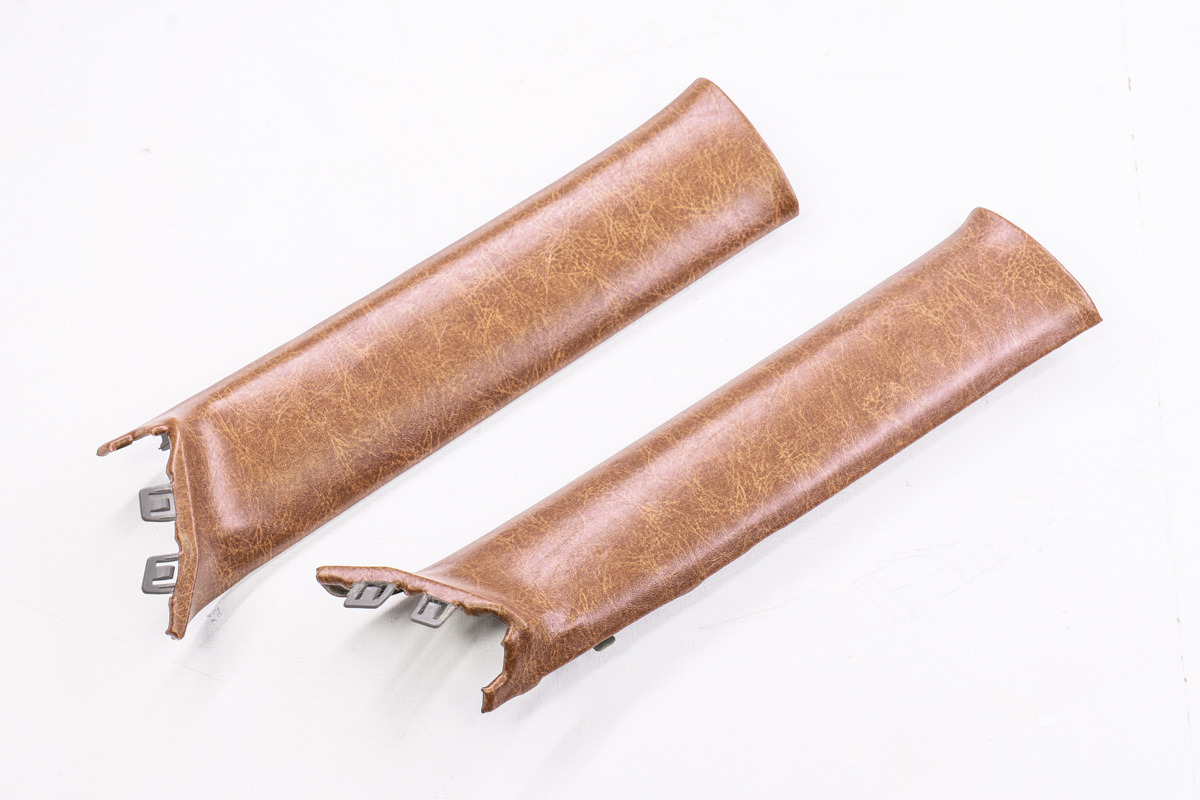 Aピラーパネル　張り替え済み交換タイプ　左右セット　 クラシックグロッシー　ラテ