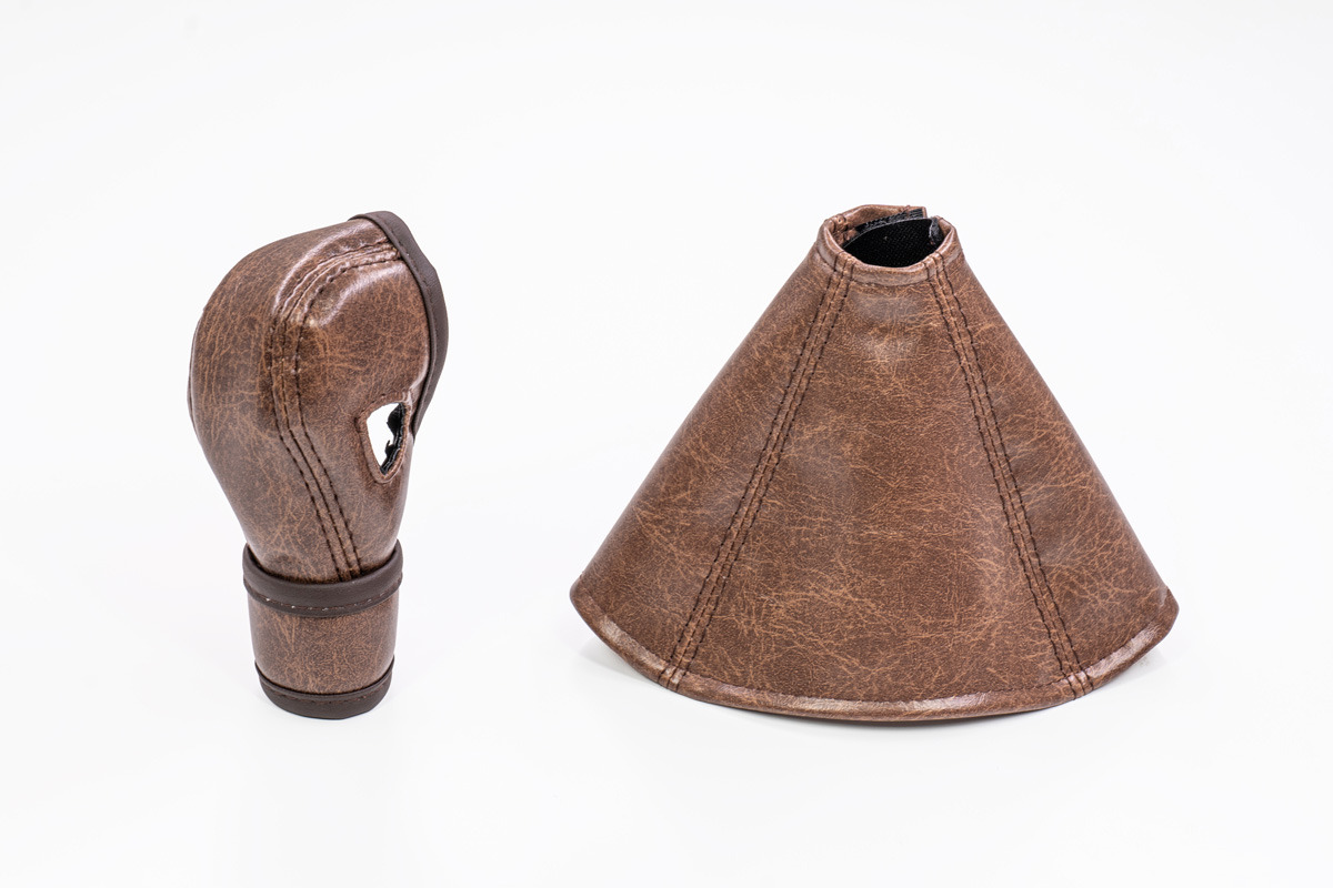 【ジムニーJB64/JB74専用】ブーツカバーセット（AT車専用）　 クラシックグロッシー　ブラウン