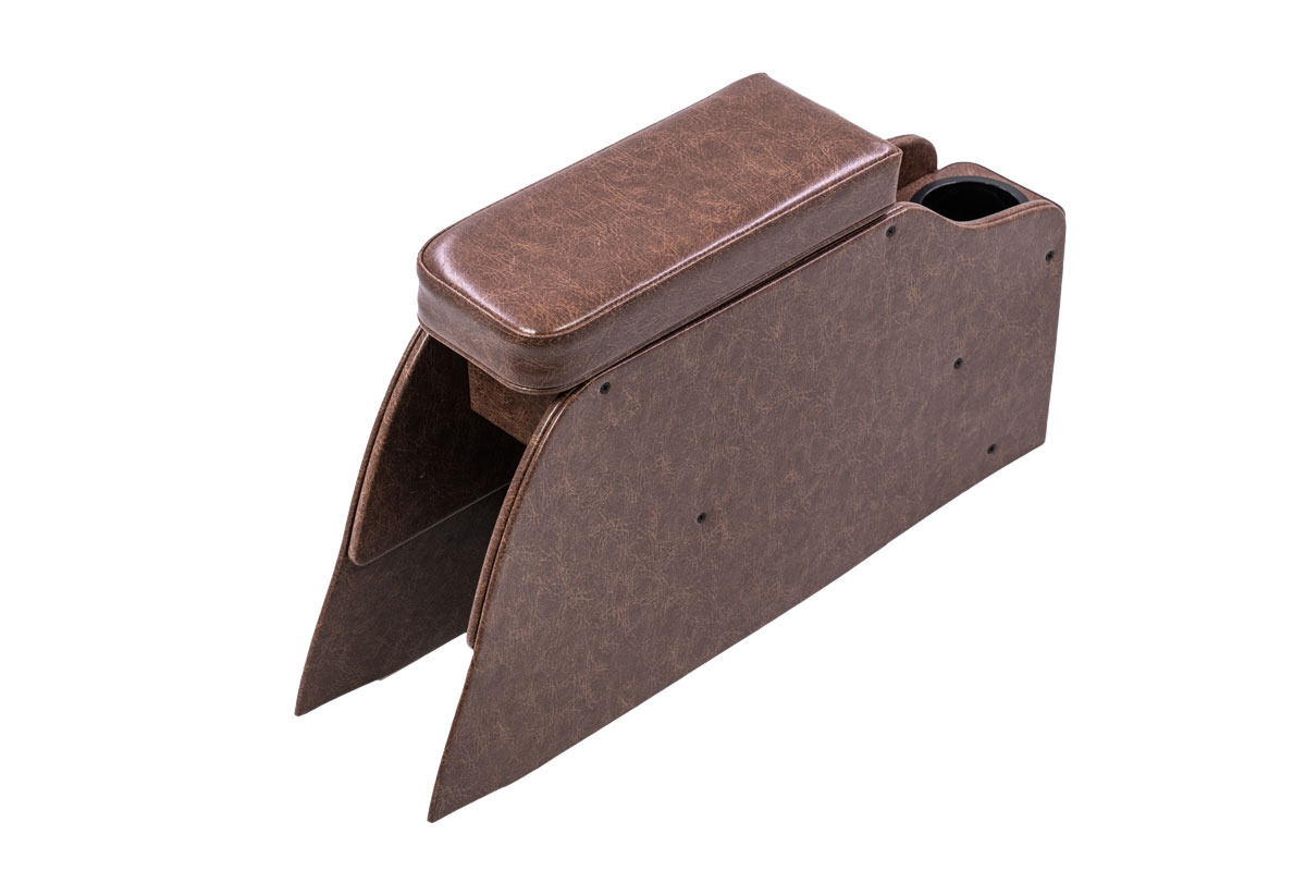 【ジムニーノマド専用】センターコンソール Ver.3 クラシックグロッシー＜ドリンクホルダー付き＞　ブラウン単体イメージ