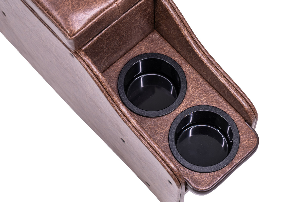 【ジムニーノマド専用】センターコンソール Ver.3 クラシックグロッシー＜ドリンクホルダー付き＞　ブラウン単体イメージ