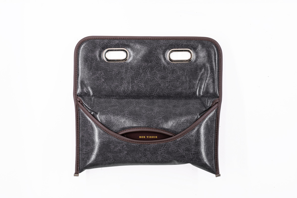 Headrest Tissue Case Classic GLOSSY Black