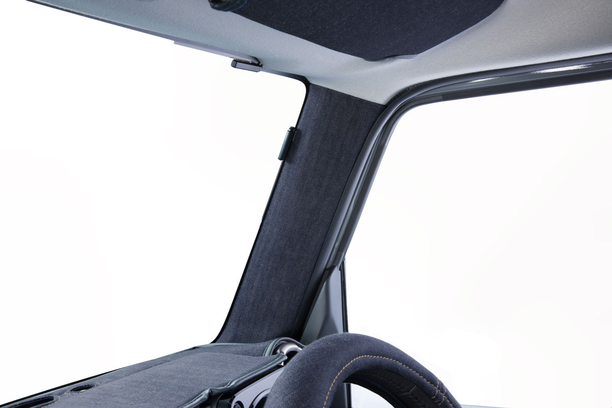 A-Pillar Trim Panel anTiQue DENIM for Jimny