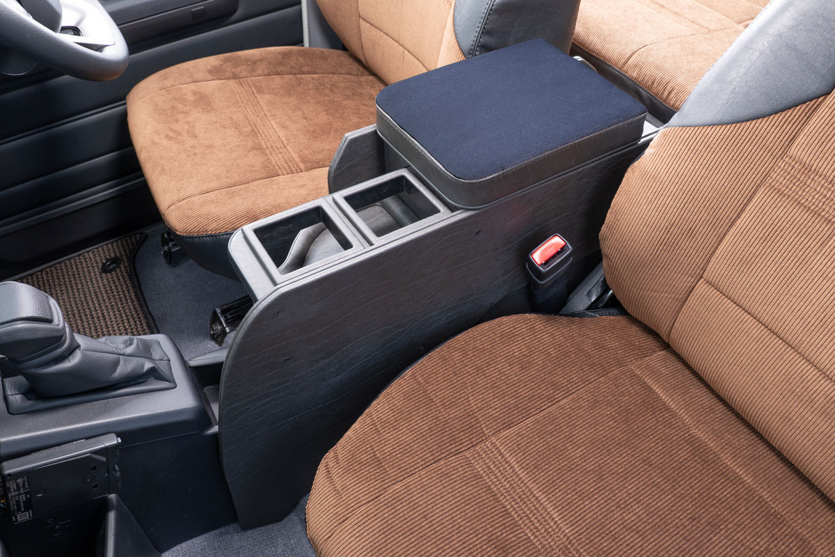 Center Console Ver.2 anTiQue DENIM with Drink Holder for LandCruiser 70