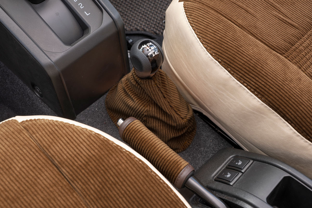 Shift Knob Boots Cover Corduroy for Jimny