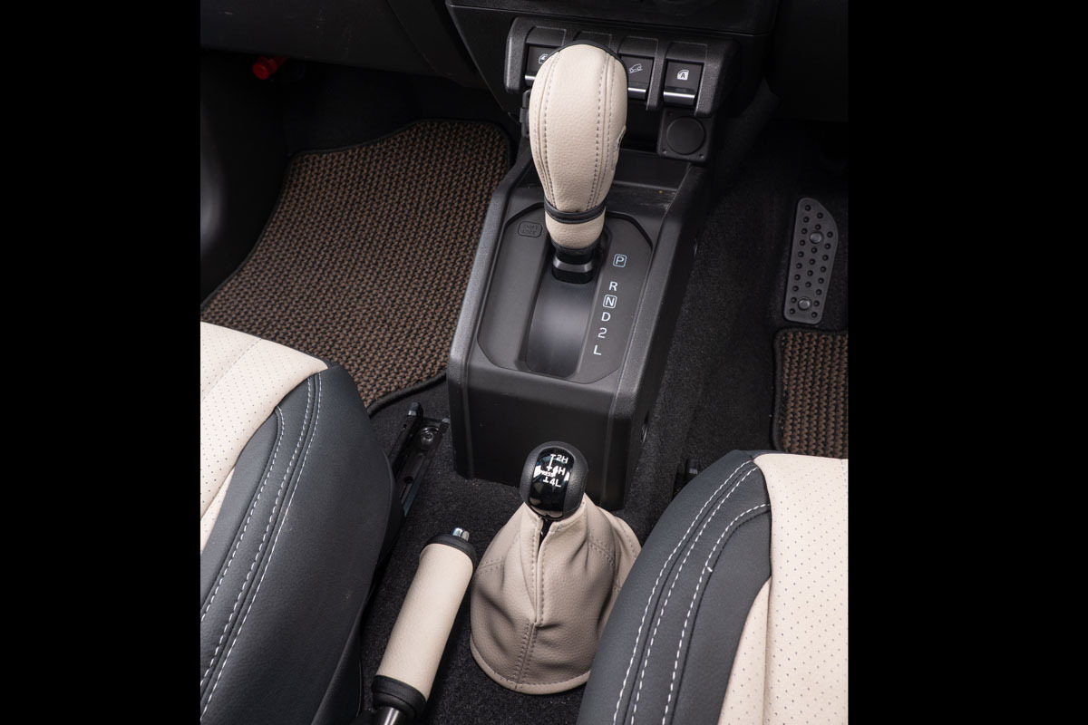 Shift Knob Boots Cover Vegan leather for Jimny(automatic)