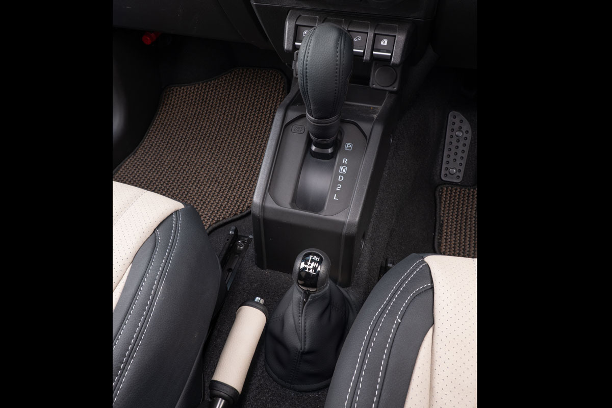 Shift Knob Boots Cover Vegan leather for Jimny(automatic)