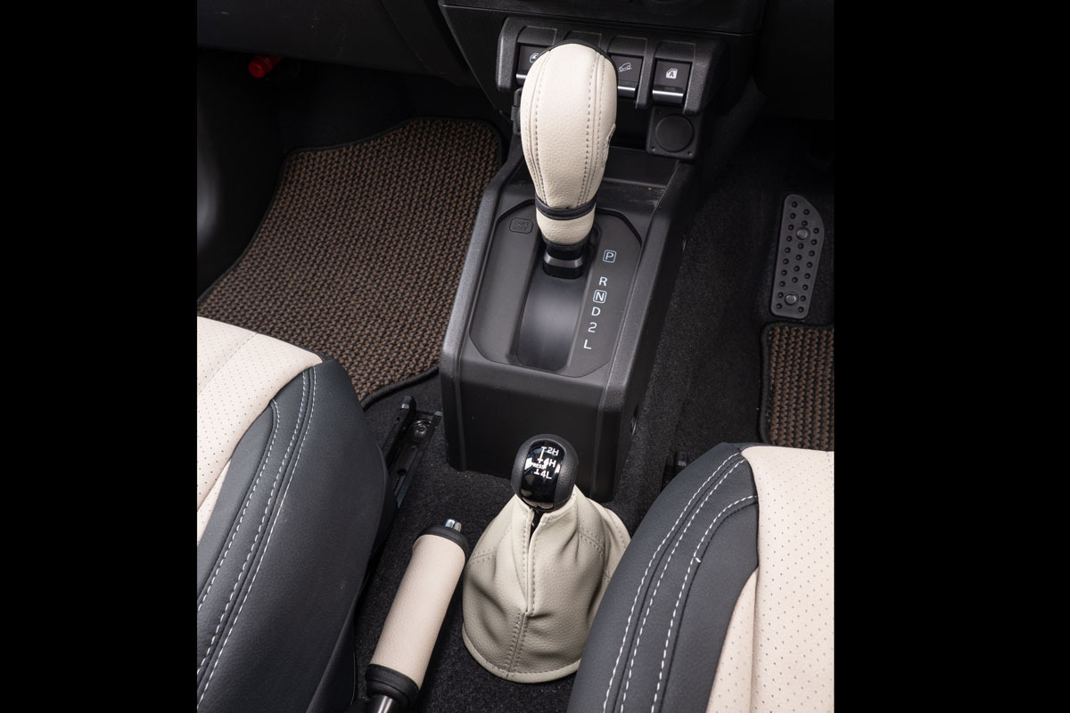 Shift Knob Boots Cover Vegan leather for Jimny(automatic)