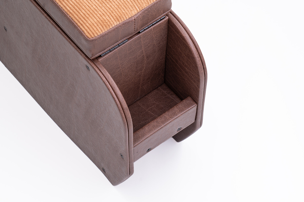 【ジムニーJB64/JB74/ノマド専用】センターコンソール Ver.1 アンティークコーデュロイ コーデュロイキャメル×ヴィンテージブラウン