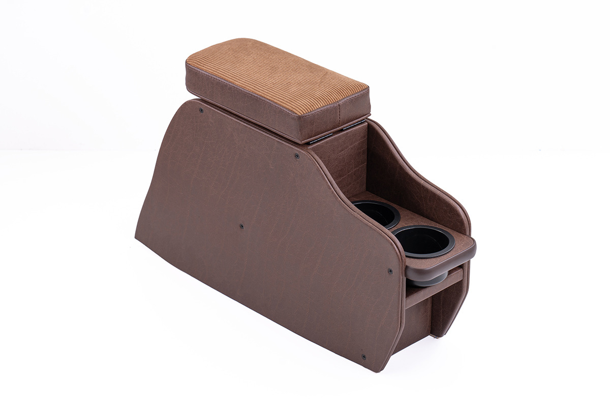 【ジムニーJB64/JB74/ノマド専用】センターコンソール Ver.2 アンティークコーデュロイ＜ドリンクホルダー付き＞