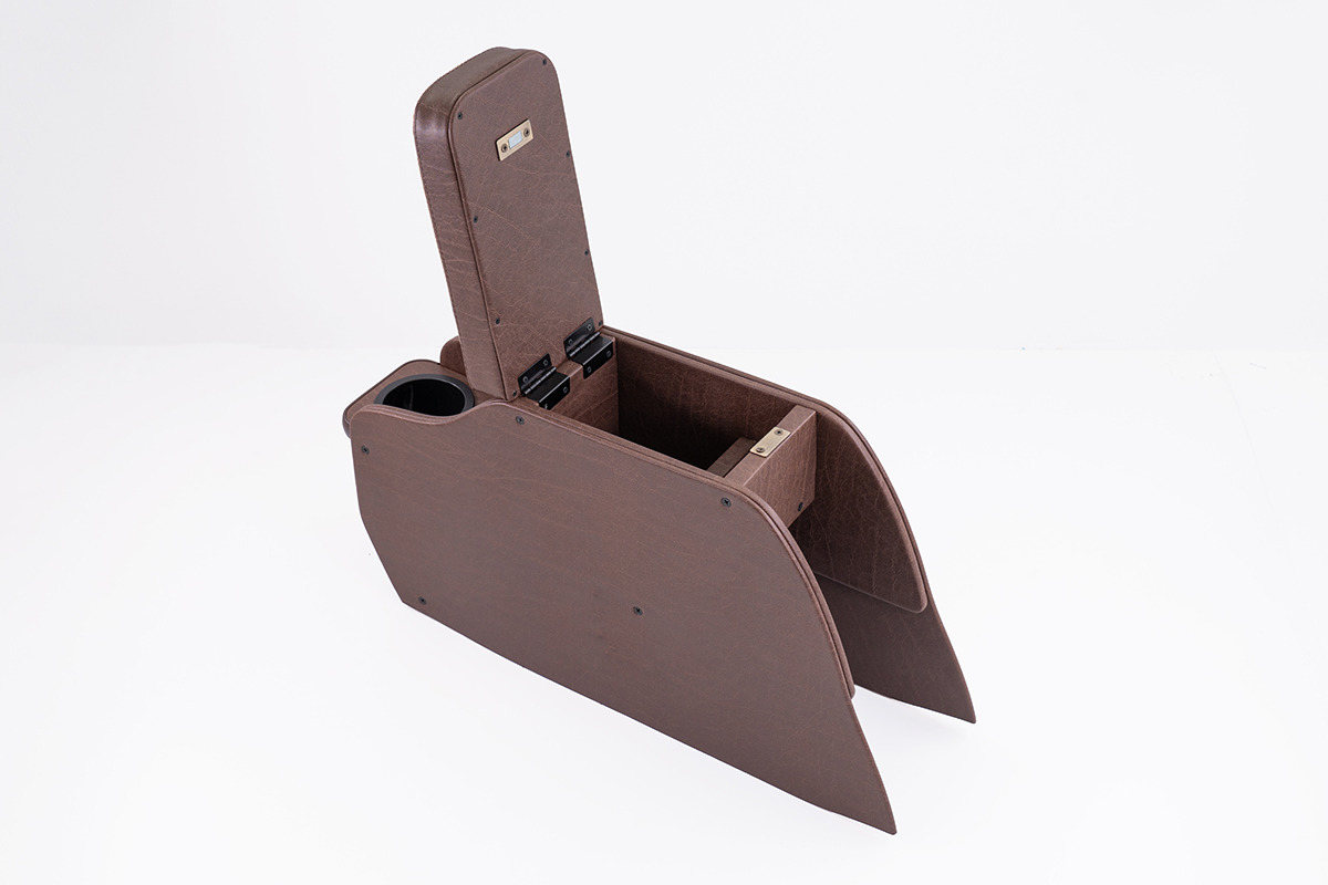 【ジムニーJB64/JB74/ノマド専用】センターコンソール Ver.2 アンティークコーデュロイ＜ドリンクホルダー付き＞