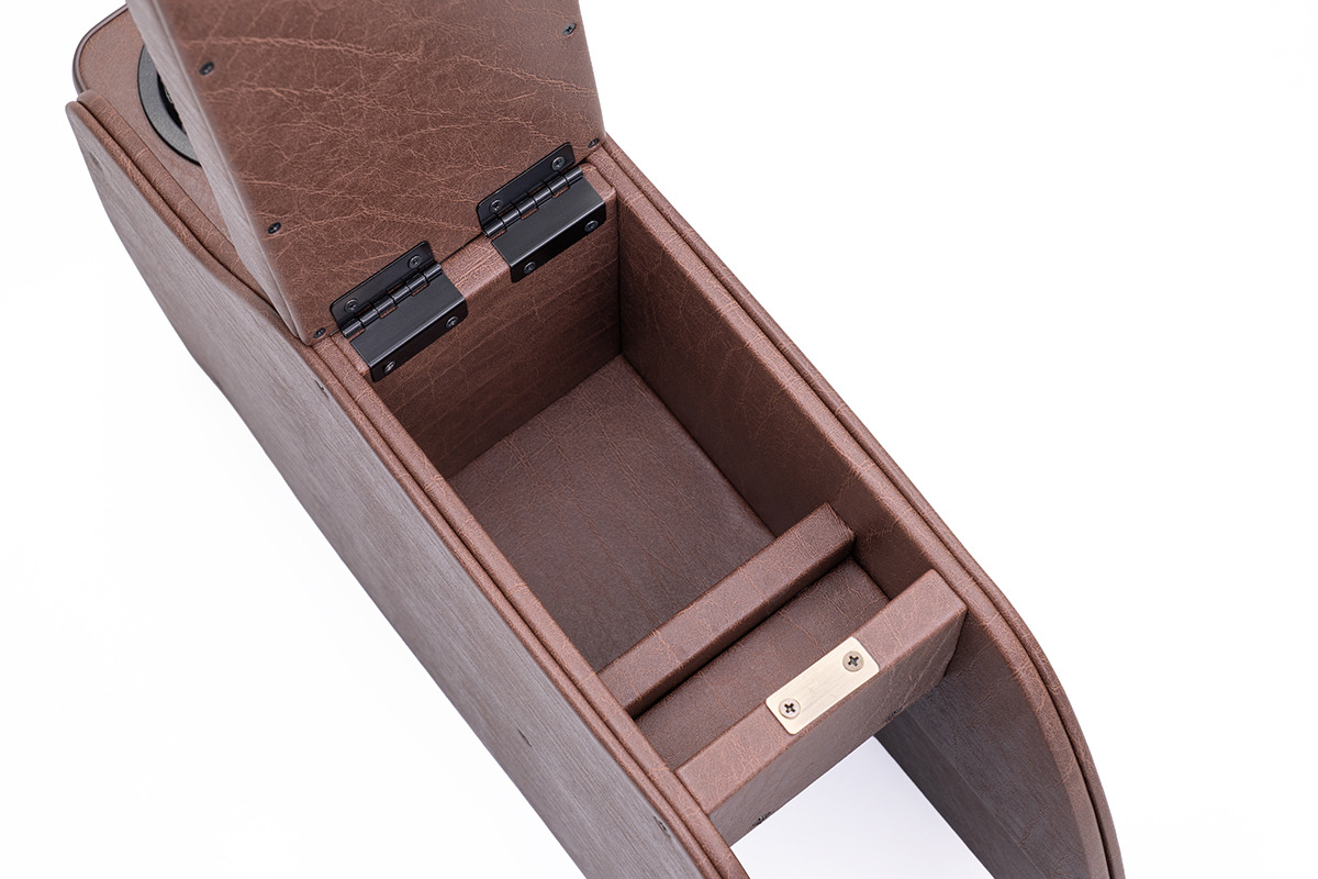 【ジムニーJB64/JB74/ノマド専用】センターコンソール Ver.2 アンティークコーデュロイ＜ドリンクホルダー付き＞