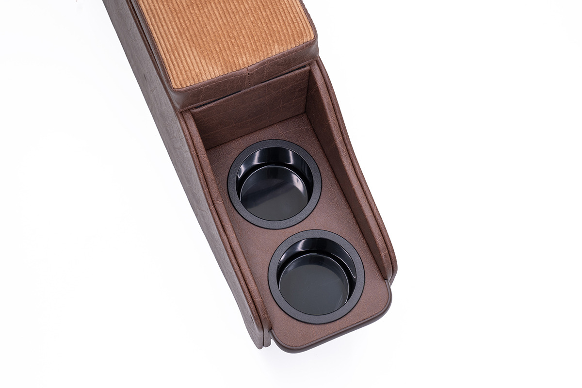 【ジムニーJB64/JB74/ノマド専用】センターコンソール Ver.2 アンティークコーデュロイ＜ドリンクホルダー付き＞