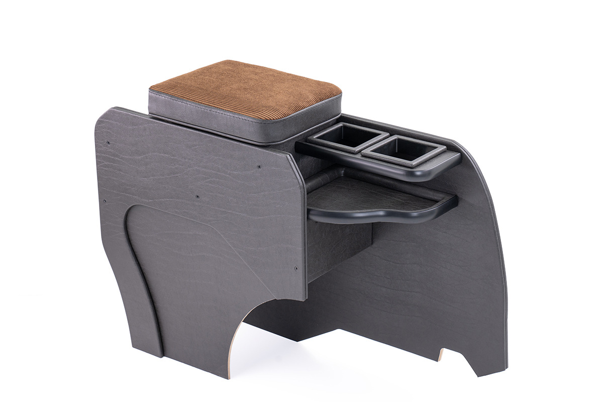 ランドクルーザー"70" 再再販モデル専用センターコンソール ver.2 ＜ドリンクホルダー付き＞アンティークコーデュロイ