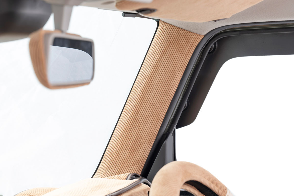 A-Pillar Trim Panel Corduroy for Jimny