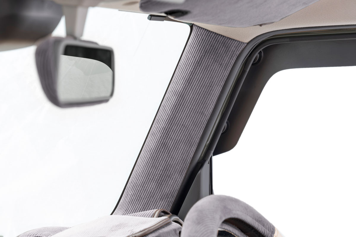 A-Pillar Trim Panel Corduroy for Jimny