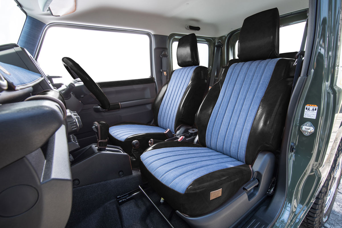 Seat Cover anTiQue DENIM for LandCruiser 70