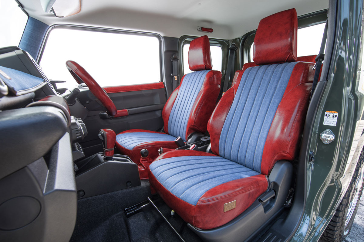 Seat Cover anTiQue DENIM for LandCruiser 70