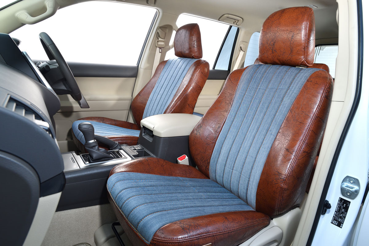 Seat Cover anTiQue DENIM for LandCruiser 70