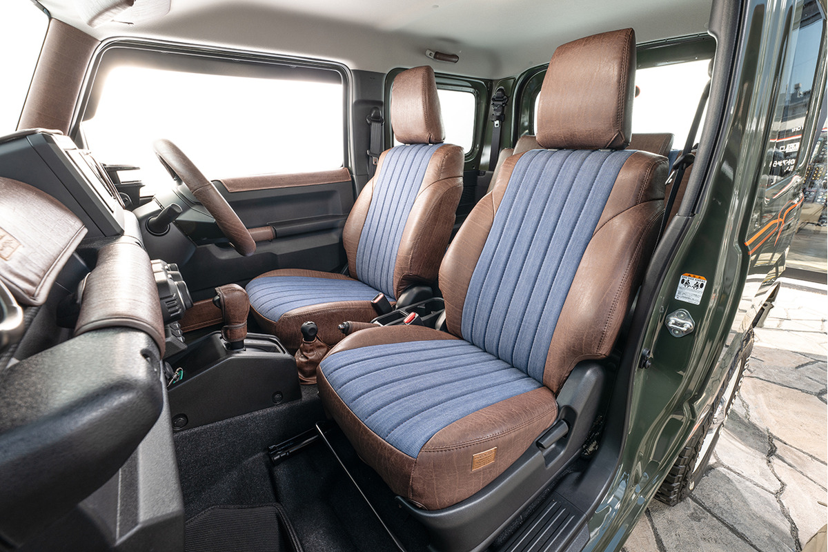 Seat Cover anTiQue DENIM for LandCruiser 70