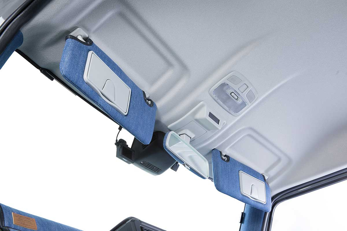 Sun Visor Cover anTiQue DENIM for Jimny