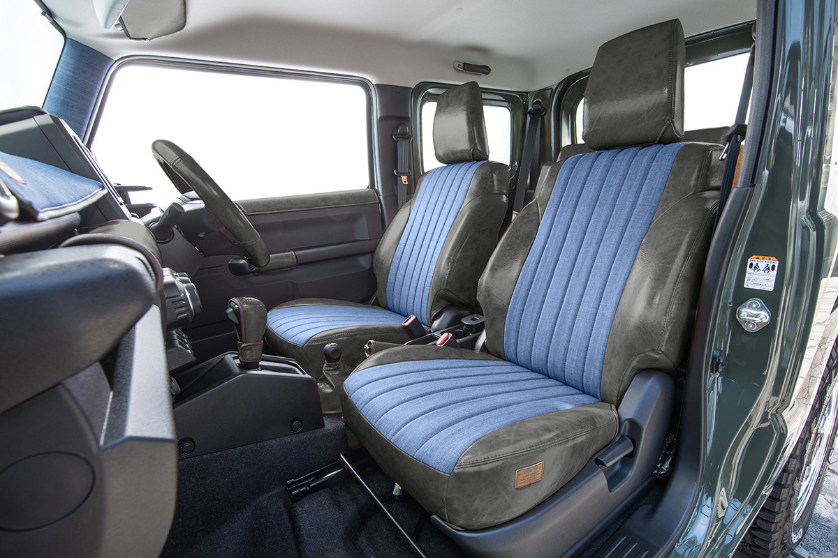 Seat Cover anTiQue DENIM for LandCruiser 70