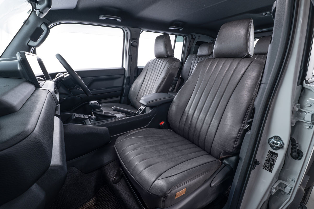 Seat Cover anTiQue Design S for LandCruiser “FJ”　ヴィンテージブラック