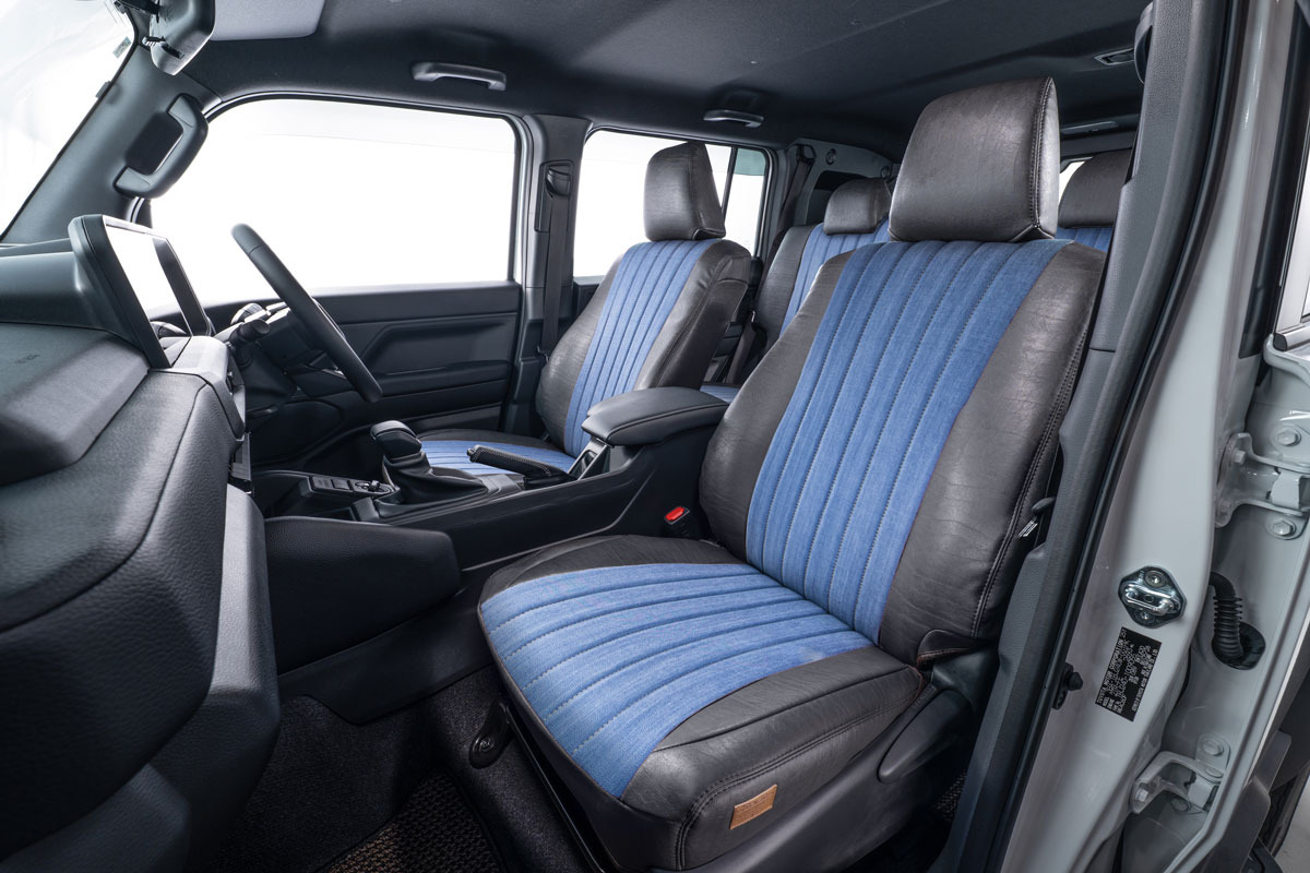 Seat Cover anTiQue DENIM for LandCruiser FJ