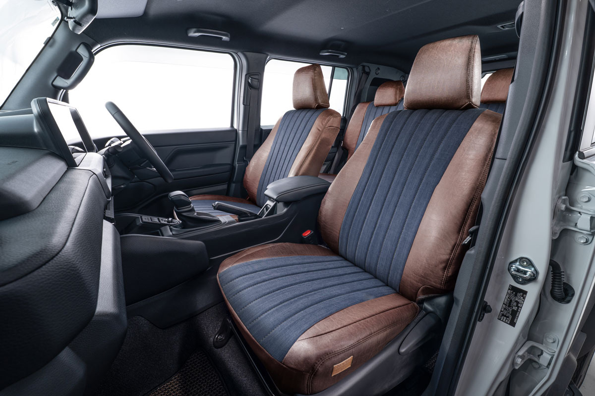 Seat Cover anTiQue DENIM for LandCruiser FJ