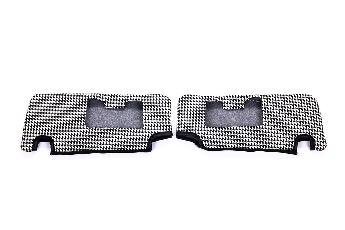 【ジムニーJB64/JB74専用】サンバイザーカバー 千鳥