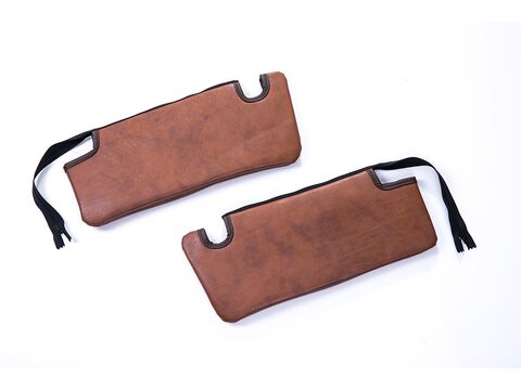 【ジムニーJB64/JB74専用】サンバイザーカバー クラシック　ブラウン