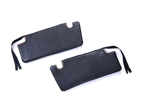 【ジムニーJB64/JB74専用】サンバイザーカバー クラシック　ブラック