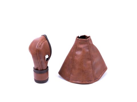 【ジムニーJB64/JB74専用】ブーツカバーセット（AT車専用）　 クラシック　ブラウン