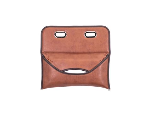 ヘッドレスト・ティッシュケース  クラシック　ブラウン