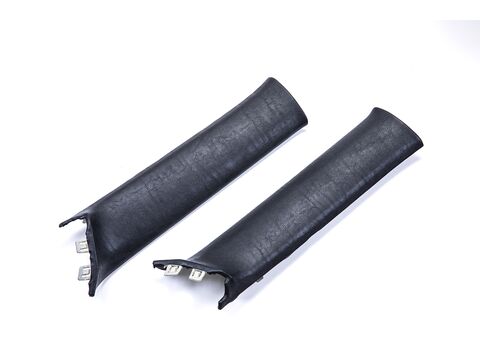 Aピラーパネル　張り替え済み交換タイプ　左右セット　 クラシック　ブラック