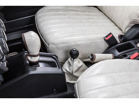 シフトブーツカバー　アンティーク　ホワイトスモーク