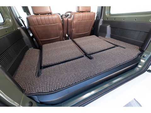 【ジムニーJB64/JB74専用】ラゲッジマット  ３分割式　NEWアンティーク