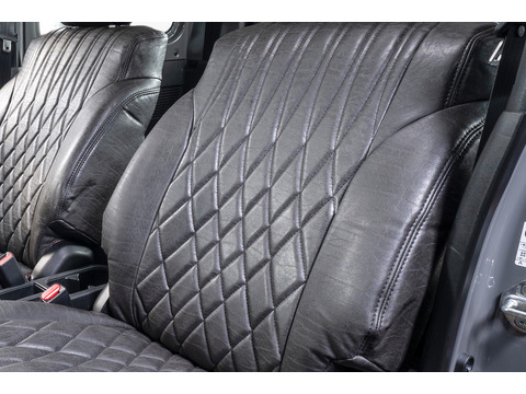 シートカバー  アンティークデザインD　ヴィンテージブラック　ジムニー装着