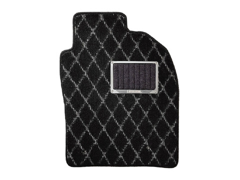 フロアマット SINGLE-DIA シングルダイヤ　シルバー