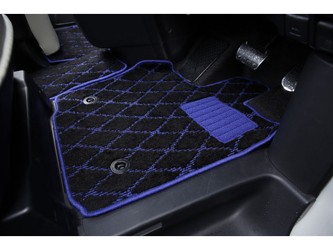 フロアマット SINGLE-DIA シングルダイヤ　ブルー