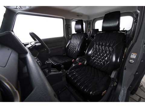 シートカバー  アンティークデザインD　ブラック