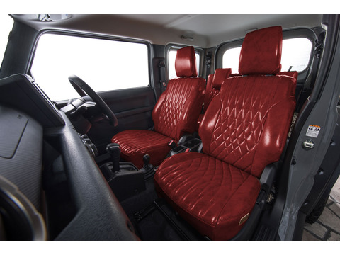 シートカバー  アンティークデザインD　ボルドー