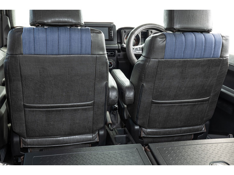 シートカバー  アンティークデニム　ヴィンテージブラック